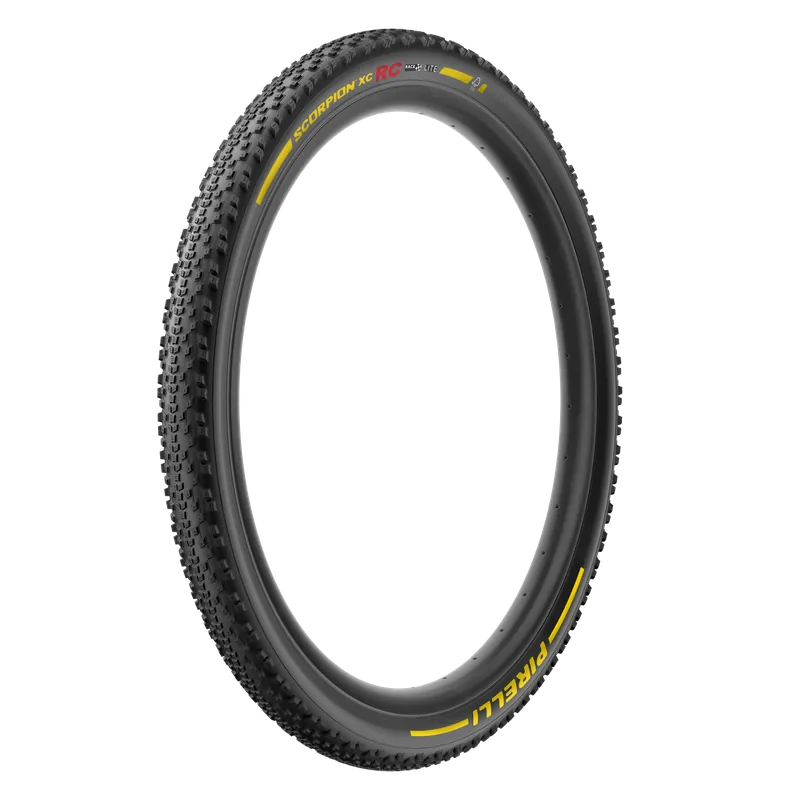 Neumático PIRELLI SCORPION RACE XC RC Lite 29x2.40 Tubeless Ready Blando Negro/Amarillo Team Edition