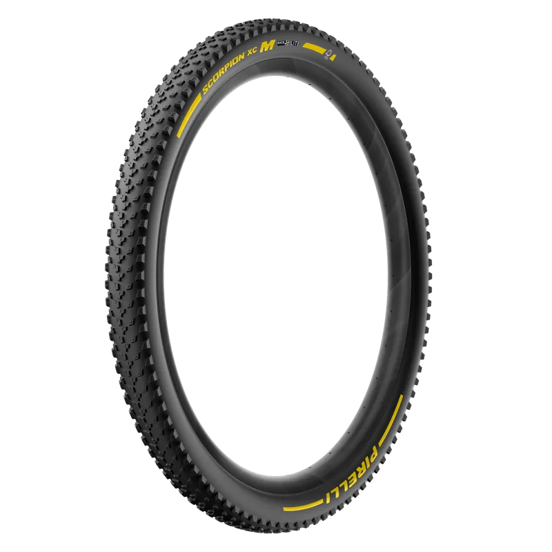 Neumático PIRELLI SCORPION RACE XC M Lite 29x2.40 Tubeless Ready Blando Negro/Amarillo Team Edition