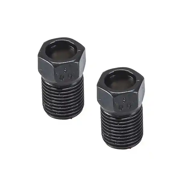 Juego de 2 tuercas de compresión ELVEDES M8x0,75mm para manguera de 5mm