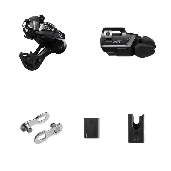 SHIMANO XT Di2 M8250 Kit de actualización GS inalámbrico Conjunto de palanca de horquilla media