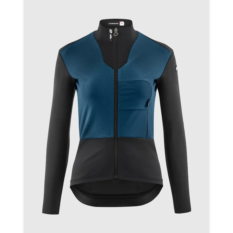 ASSOS DYORA R HABU WINTER S11 Chaqueta de mujer Azul petróleo