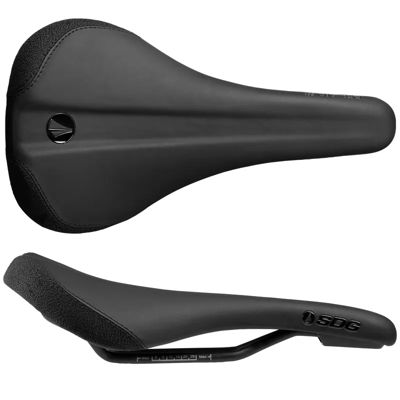 Sillín SDG BEL-AIR V3 Rails Lux-Alloy Negro