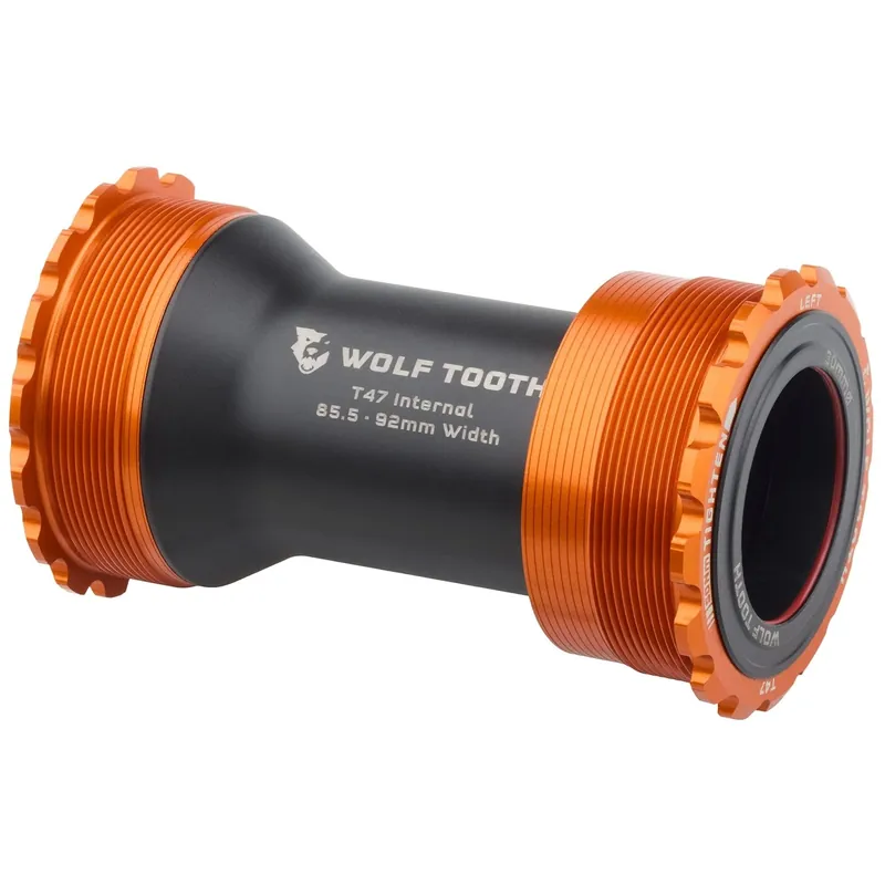 Platos y bielas WOLFTOOTH T47i Internal 24mm Orange