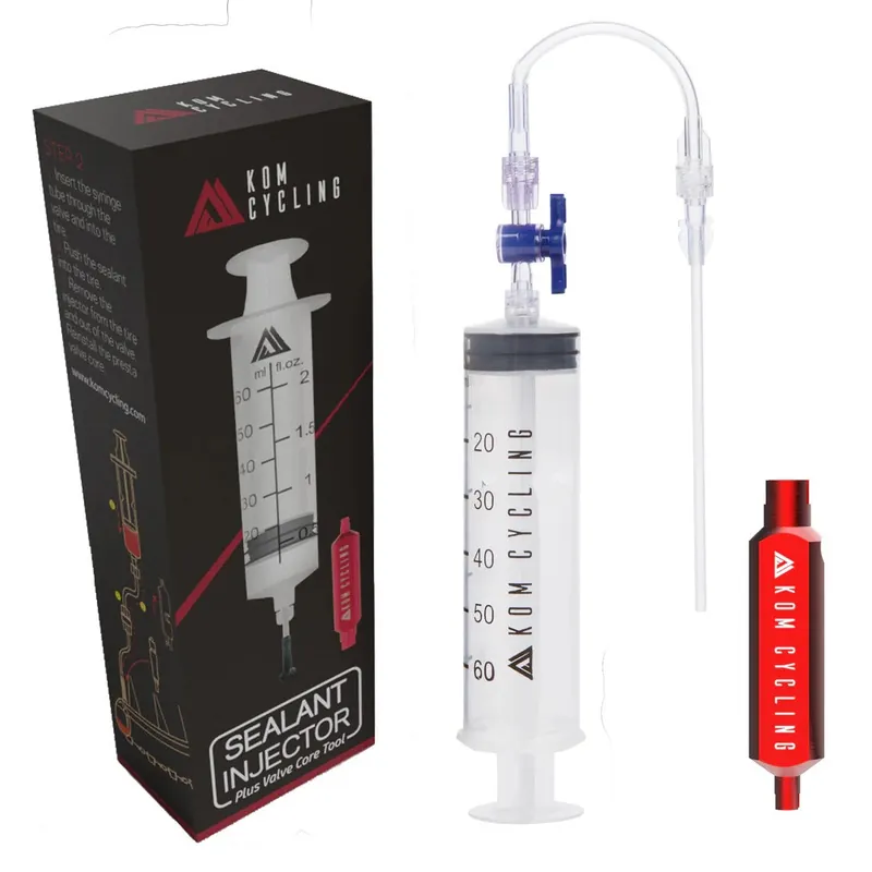 Jeringa para fluido preventivo KOM CYCLING Alu Valve Remover