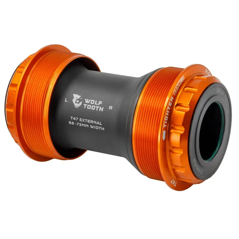 Platos y bielas WOLFTOOTH T47 External 24mm Orange