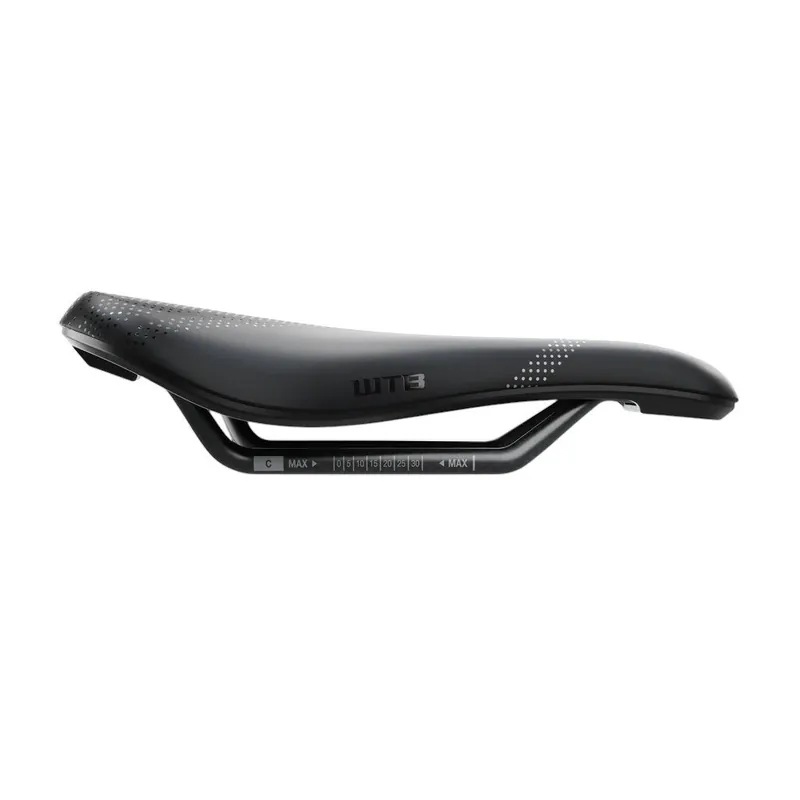 Sillín WTB SOLANO SL FUSION Wide 157mm Carbon Rails Negro