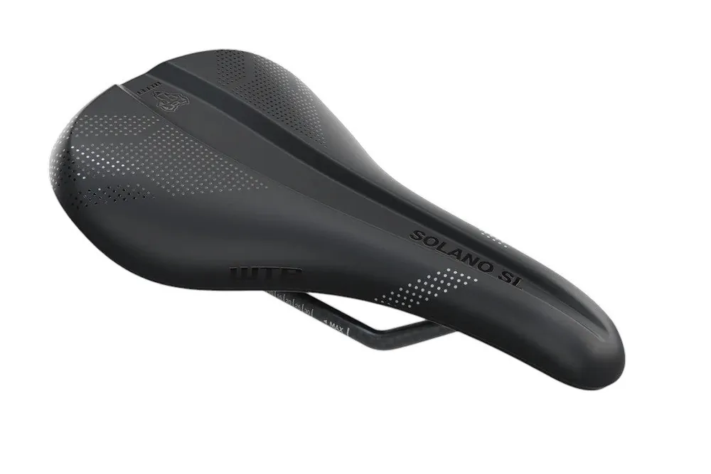 WTB SOLANO SL FUSION Medium 142mm Raíles de sillín de titanio Negro