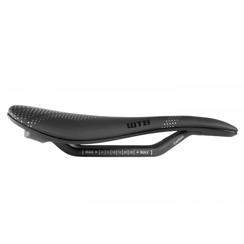 Sillin WTB GRAVELIER Medium 140mm Carbon Rails Negro