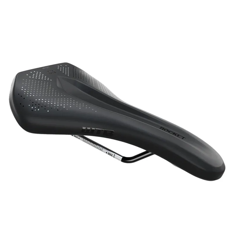 Sillín WTB ROCKET FUSION Medium 145mm Raíles Acero Inoxidable Negro