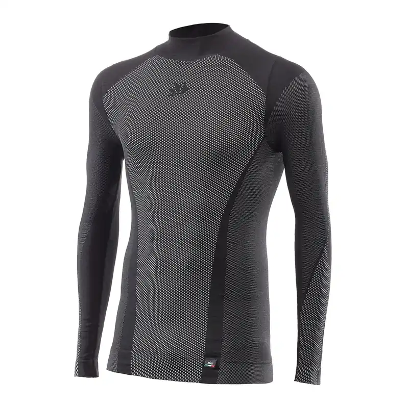 SIXS TS2 V2 Ropa Interior Manga Larga Carbono Negro