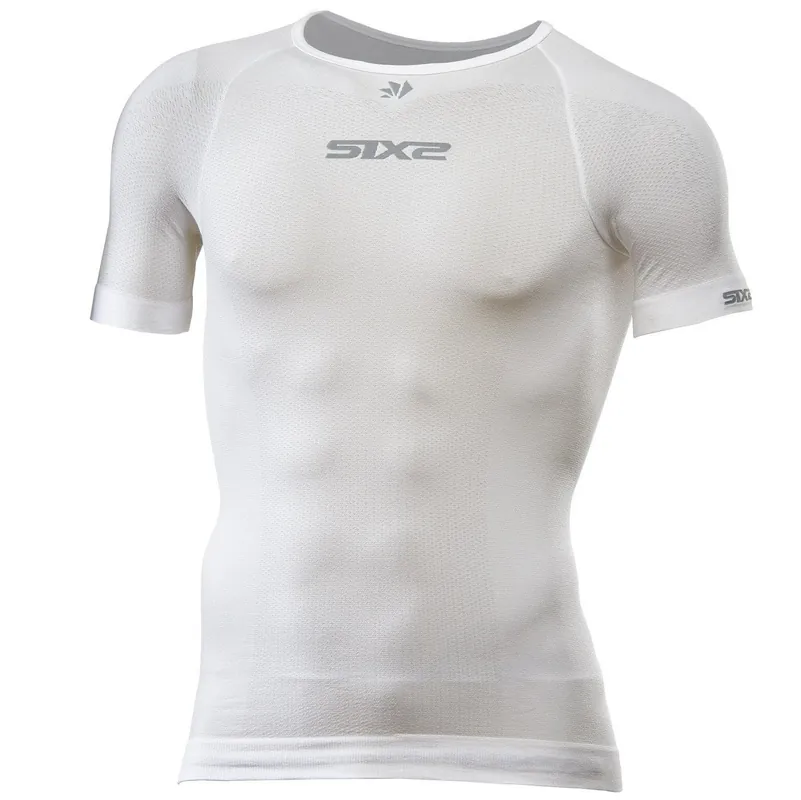 SIXS TS1L BT Ropa Interior Manga Corta Carbono Blanco