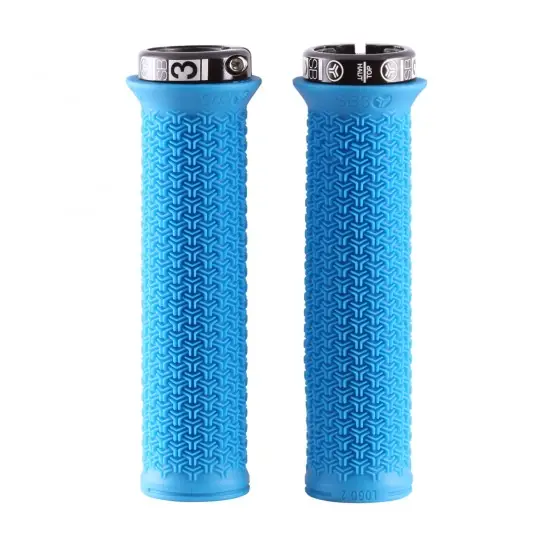 Puños SB3 LOGO 2 Lock-On 136 mm Azul