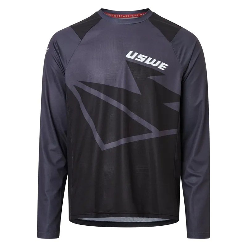 Maillot MTB USWE BERG Manga Larga Negro