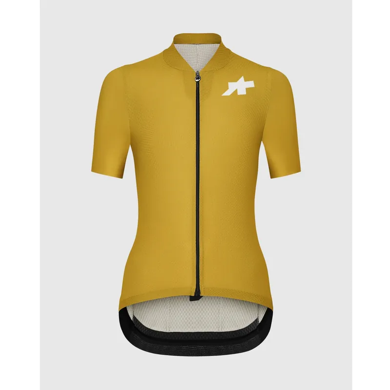Maillot ASSOS UMA GT S11 EVO Mujer manga corta Godlen Amarillo