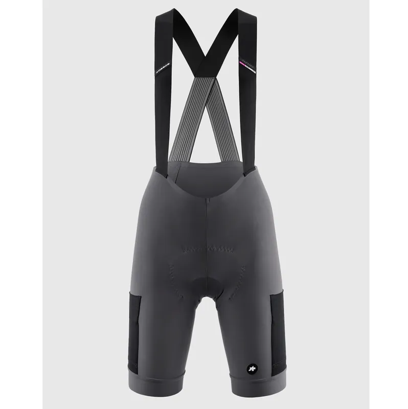 ASSOS TACTICA KIESKAFER T5 GRAVEL Bibshort Mujer Gris