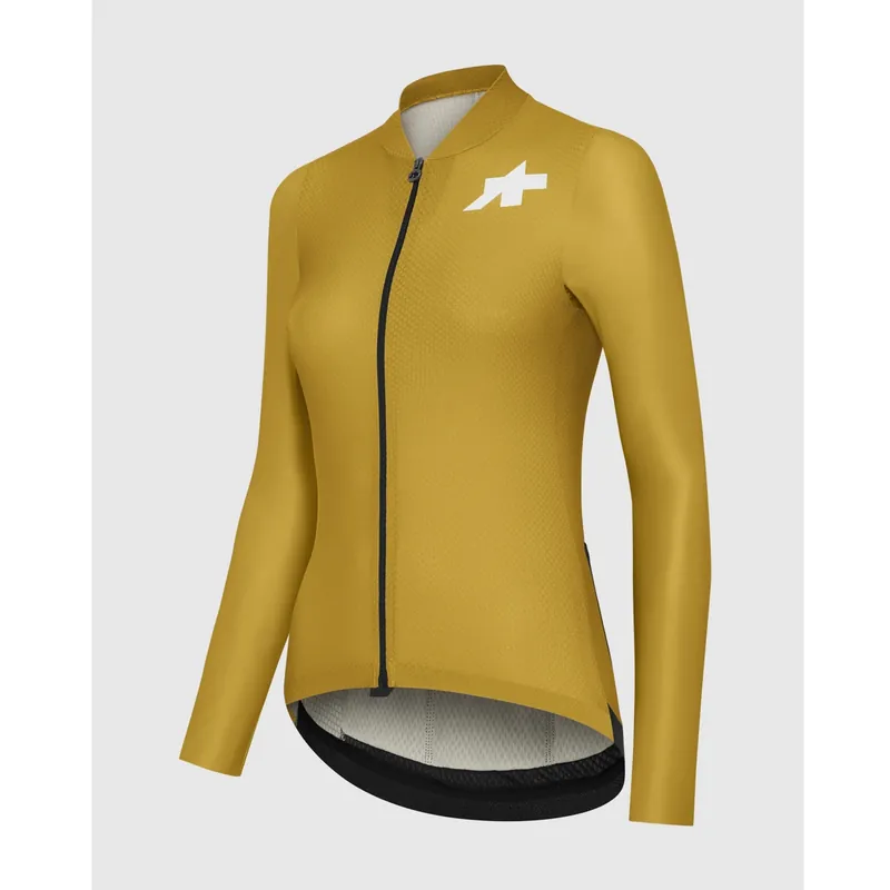 Maillot ASSOS UMA GT S11 EVO Mujer manga larga Godlen Amarillo