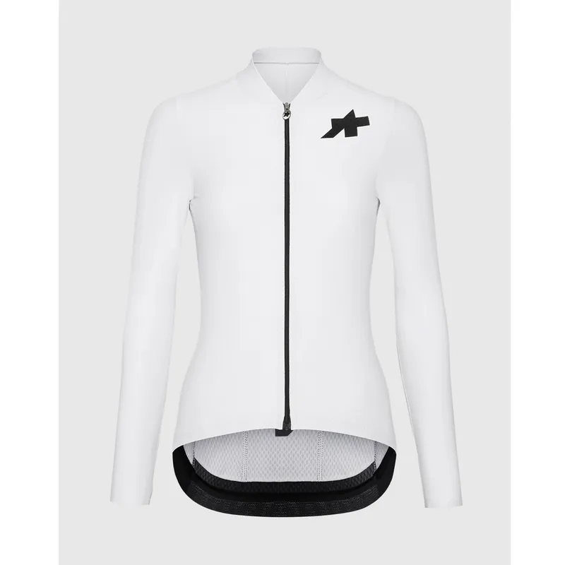 Maillot ASSOS UMA GT S11 EVO Mujer manga larga Blanco