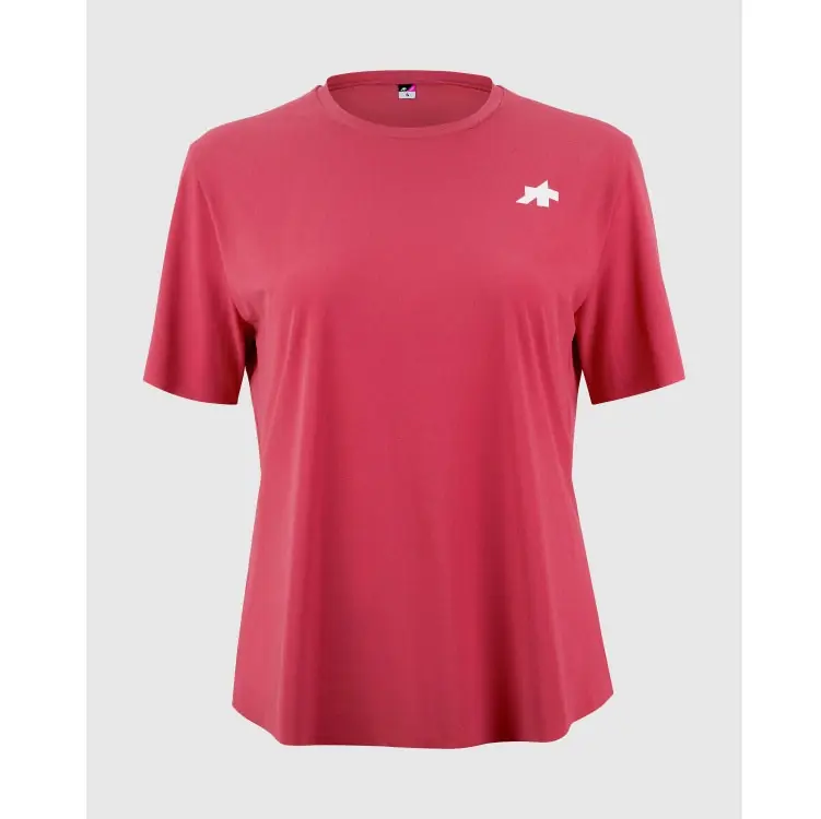 Maillot ASSOS TACTICA POST RIDE T5 Mujer Manga Corta Berry
