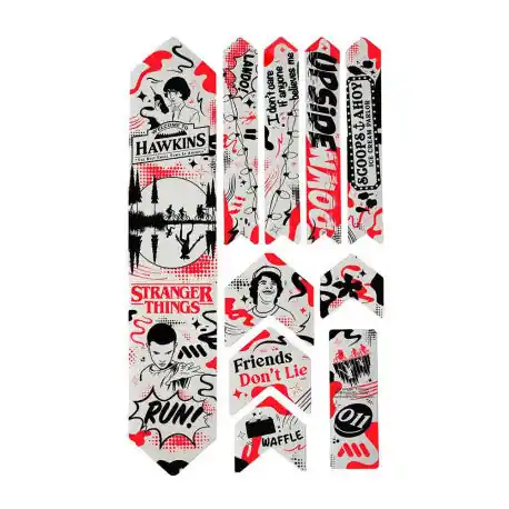 ALL MOUNTAIN STYLE EXTRA Protector de montura Stranger Things UpsideDown Negro