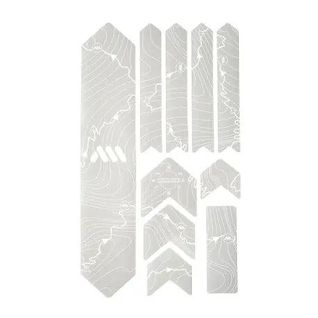 Protector de marco adhesivo para TODAS LAS PISTAS MOUNTAIN STYLE EXTRA Blanco