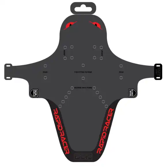 RRP EnduroGuard Guardabarros estándar (horquillas de 80 a 120 mm) Negro/Rojo