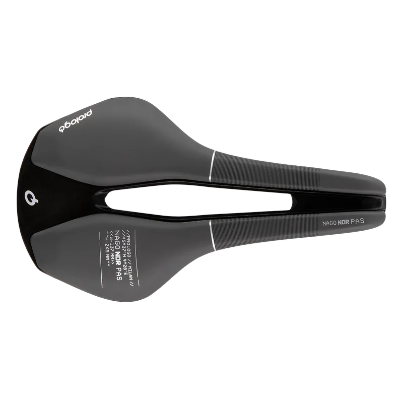 Sillin PROLOGO NAGO NDR PAS 137mm Nack Rails Negro