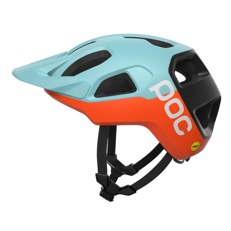 Casco MTB POC CULARIS Azul/Naranja Mate
