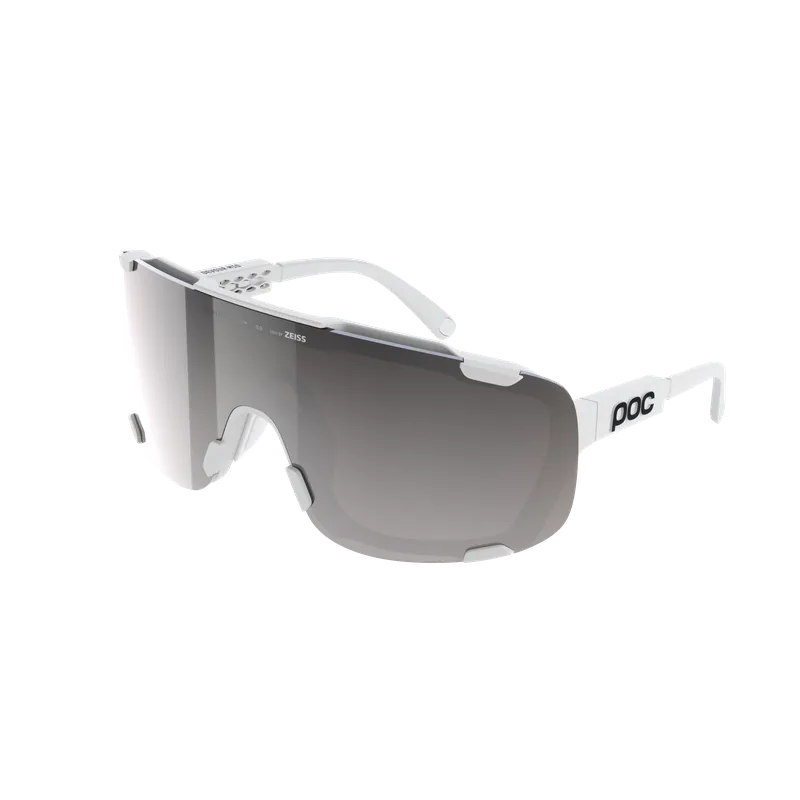 Gafas POC DEVOUR MID White Clarity Road Sunny Silver Lens