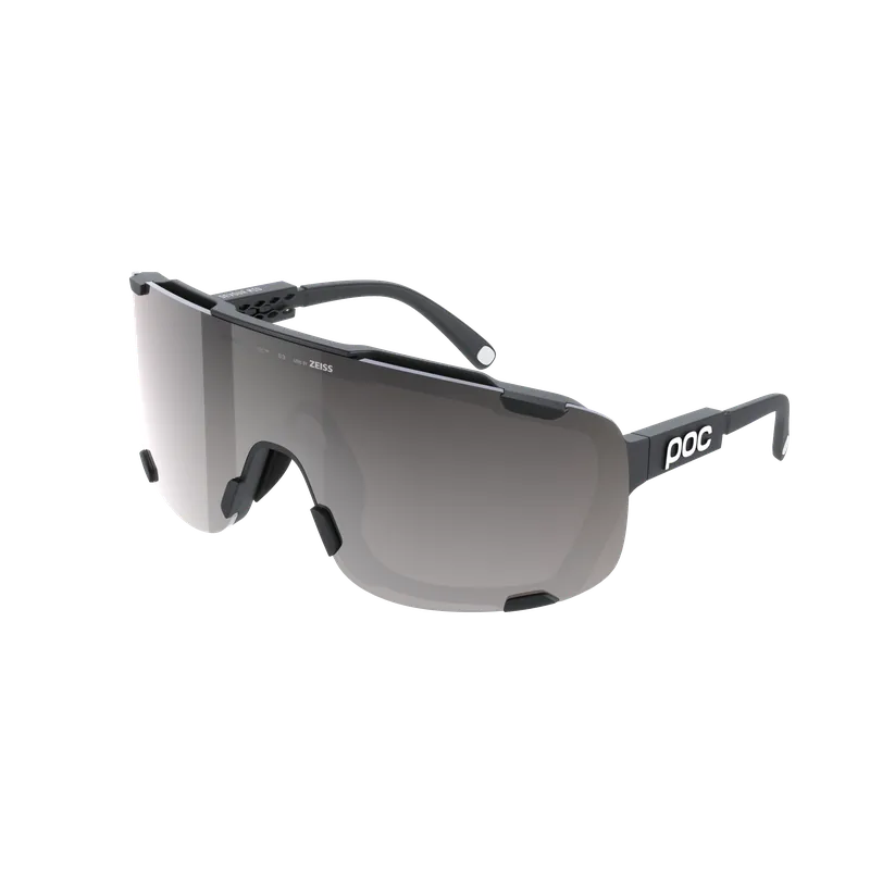 Máscara POC DEVOUR MID + Lente Black Clarity Road Sunny Silver
