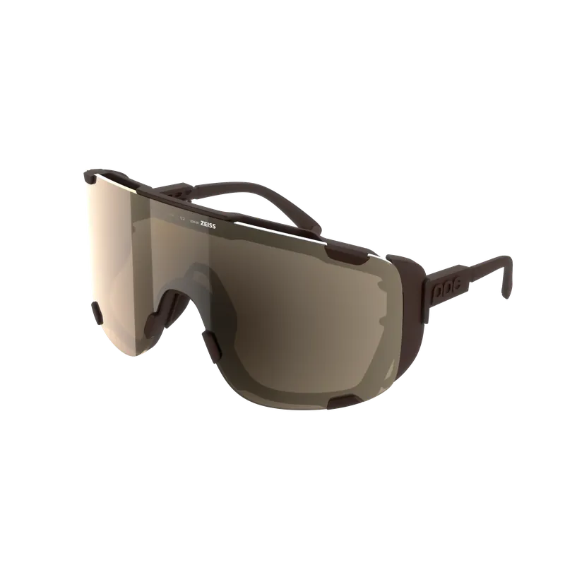 POC DEVOUR ULTRA + Bronce Gafas Claridad Trail Parcialmente Soleado Plata Lente