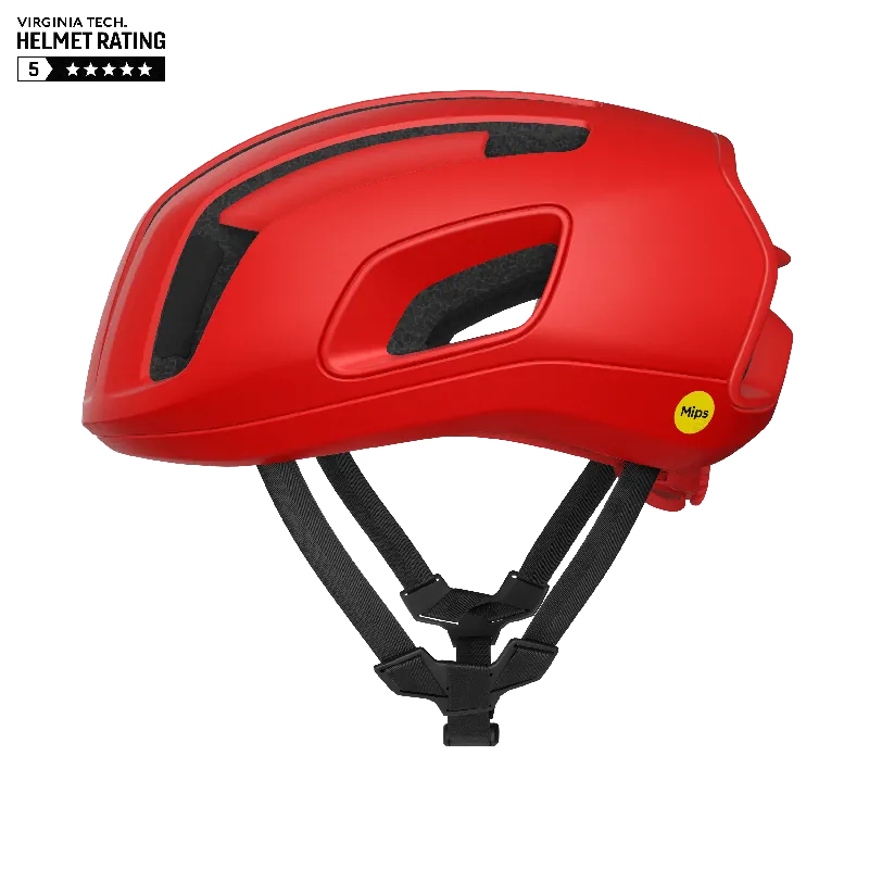 Casco de carretera POC CYTAL MIPS Rojo Mate