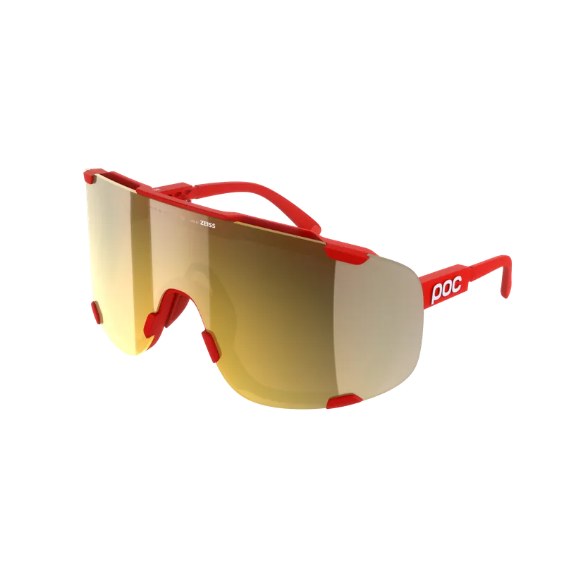 Máscara POC DEVOUR + Lente Red Clarity Road Partly Sunny Gold