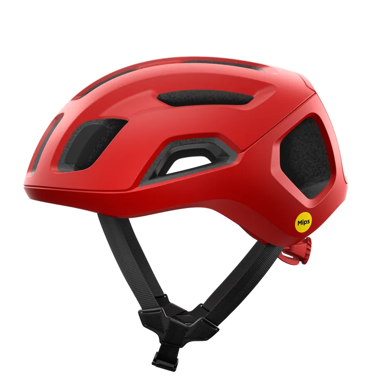 Casco de carretera POC VENTRAL AIR MIPS Rojo Mate