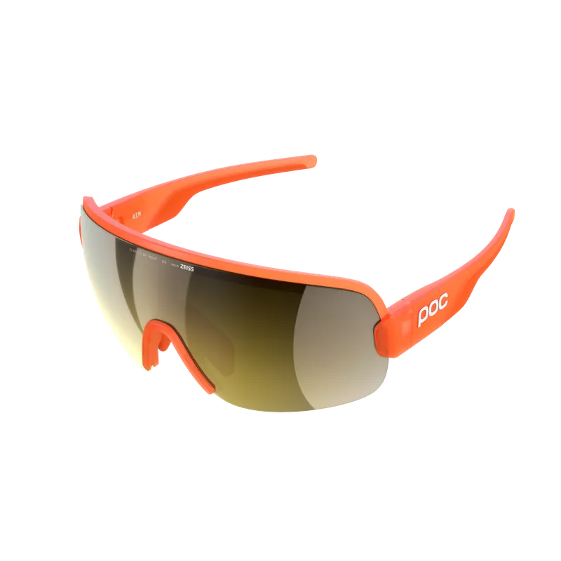 Gafas POC AIM Translucent Fluorescent Orange Clarity Road Partly Sunny Gold