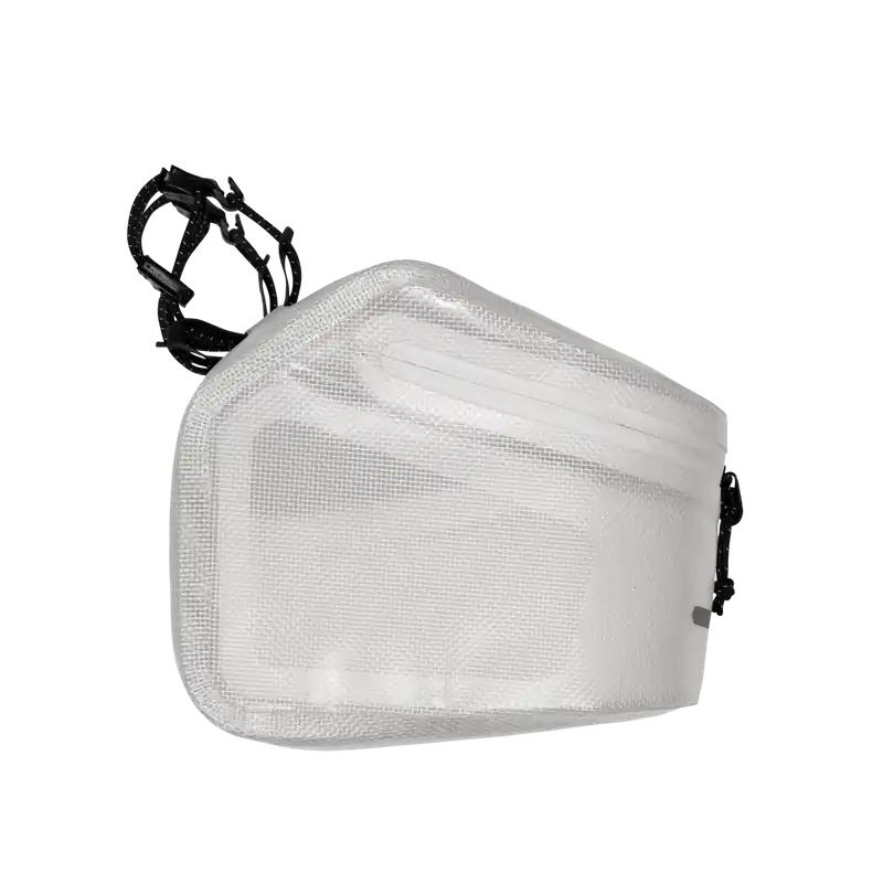 POC ULTRA BAR BAG 4L Bolsa de manillar blanca translúcida