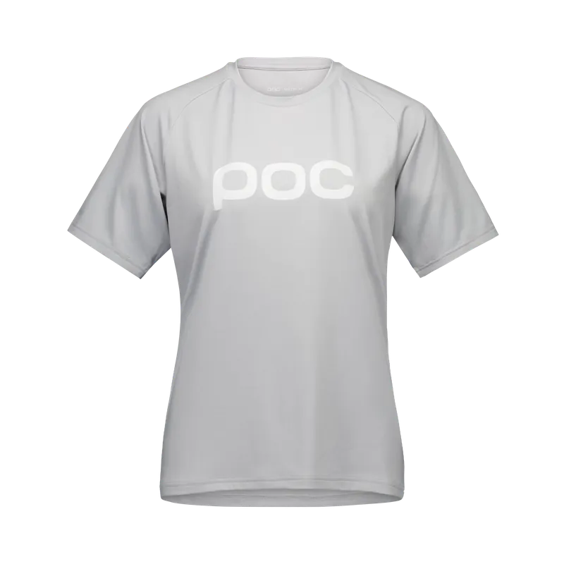 Maillot de manga corta POC REFORM ENDURO Gris claro, mujer