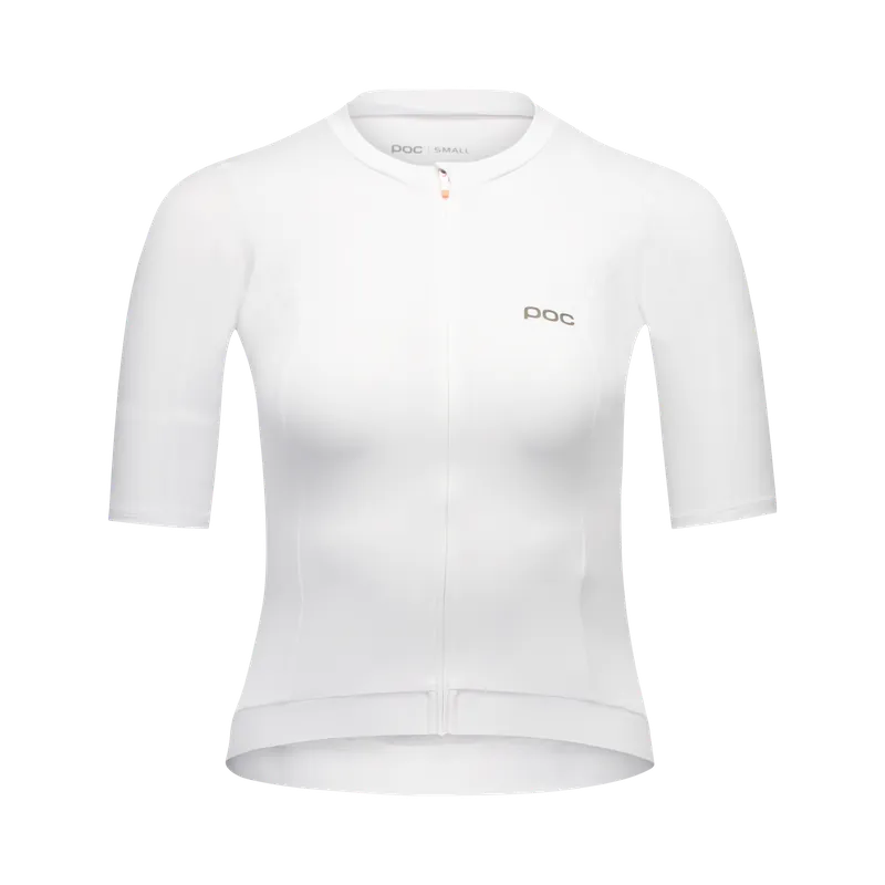 Maillot POC CADENCE de manga corta para mujer Blanco