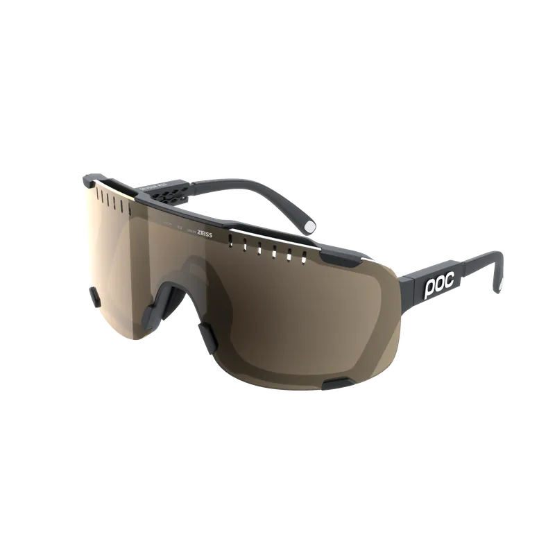Gafas POC DEVOUR MID Black Clarity Trail Partly Sunny Silver Lens
