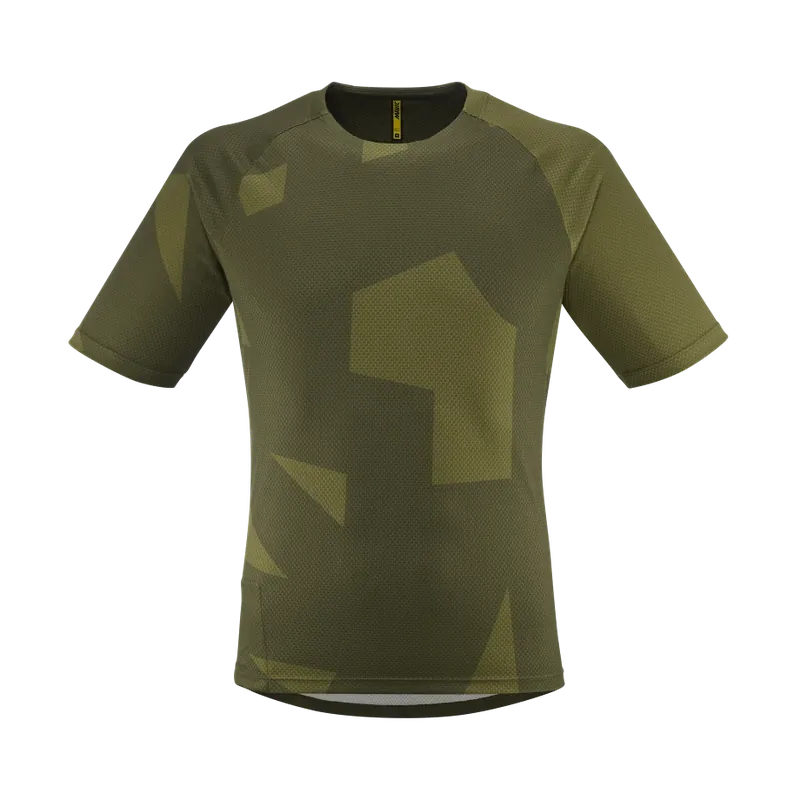 MAVIC DEEMAX ENDURO Maillot Camuflaje Manga Corta Oliva