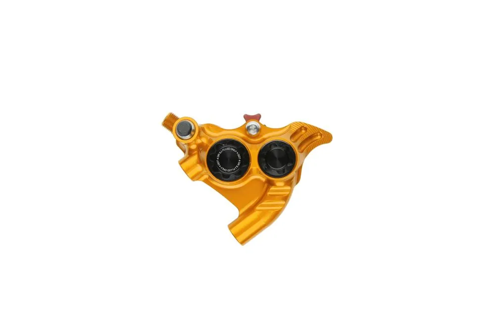 Pinza de Freno HOPE RX4+ SL FM 34mm (+20) 4 Pistones DOT Naranja