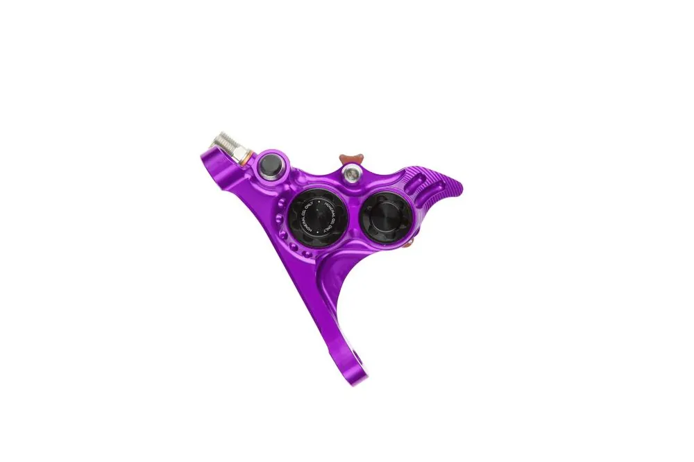 Pinza de Freno Delantera HOPE RX4+ SL FMF (+20) 70mm 4 Pistones Mineral Purple