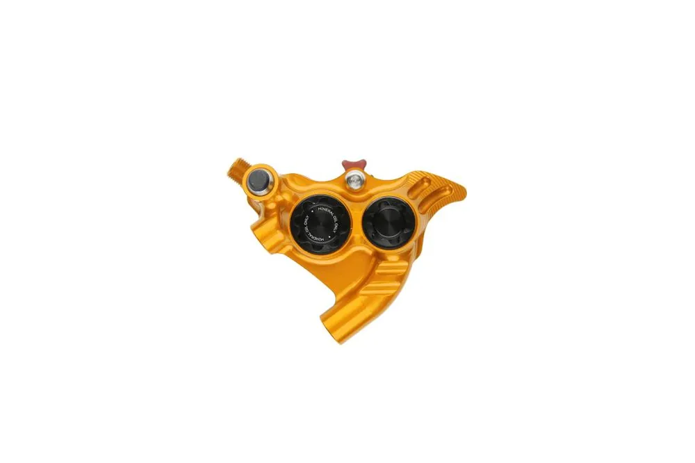 Pinza de Freno HOPE RX4+ SL FM 34mm (+20) 4 Pistones Mineral Naranja