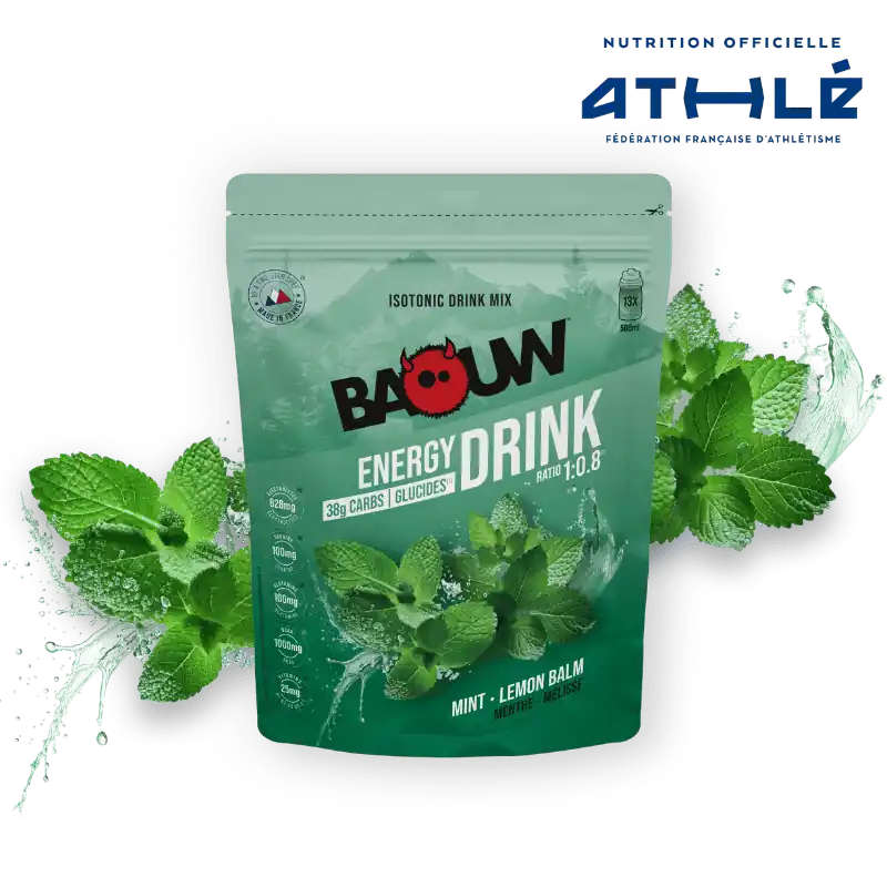 BAOUW ISOTONIC Bebida Energética (585g) Menta/Melisa