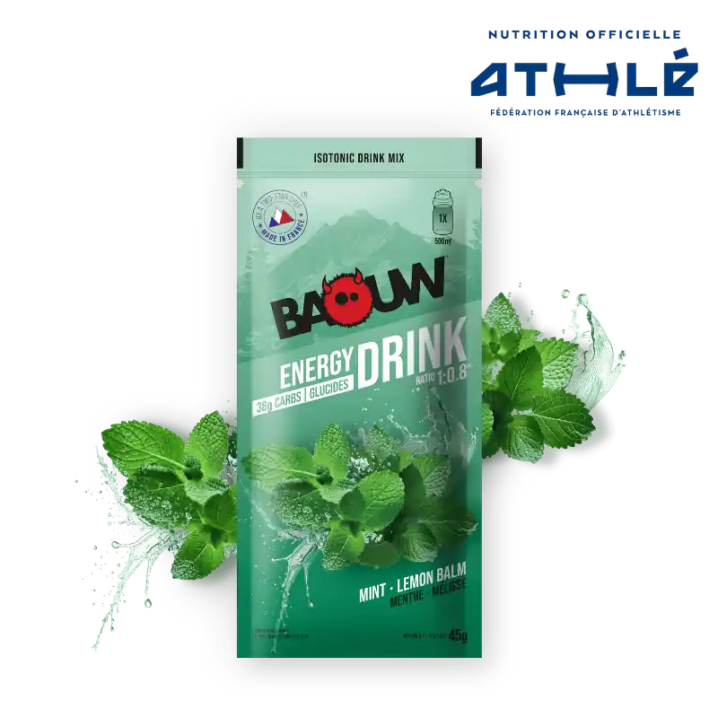 BAOUW ISOTONIC Bebida Energética (45g) Menta/Melisa