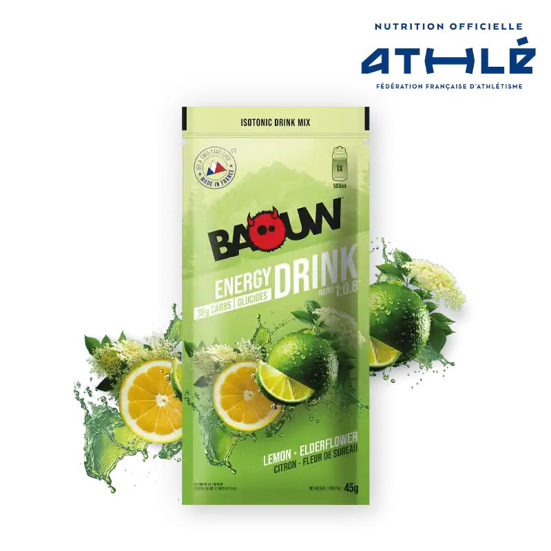 BAOUW ISOTONIC Bebida Energética (45g) Lima/Aldelfa