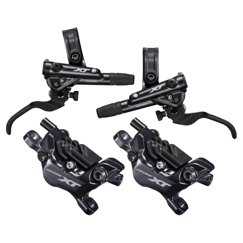 Par de Frenos SHIMANO XT M8120 4 Piston J-KIT Ventilados Organic Discless