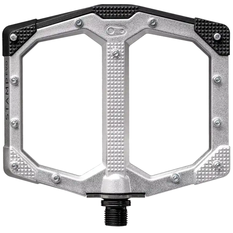 CRANKBROTHERS STAMP EVO Pedales planos plateados grandes
