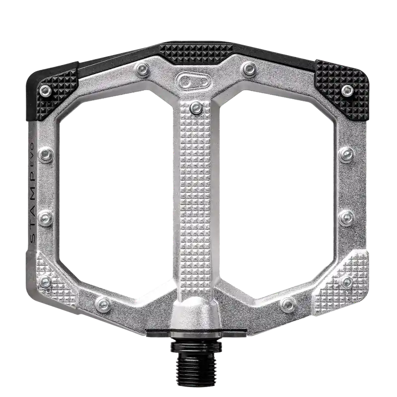 CRANKBROTHERS STAMP EVO Pedales planos pequeños Plata