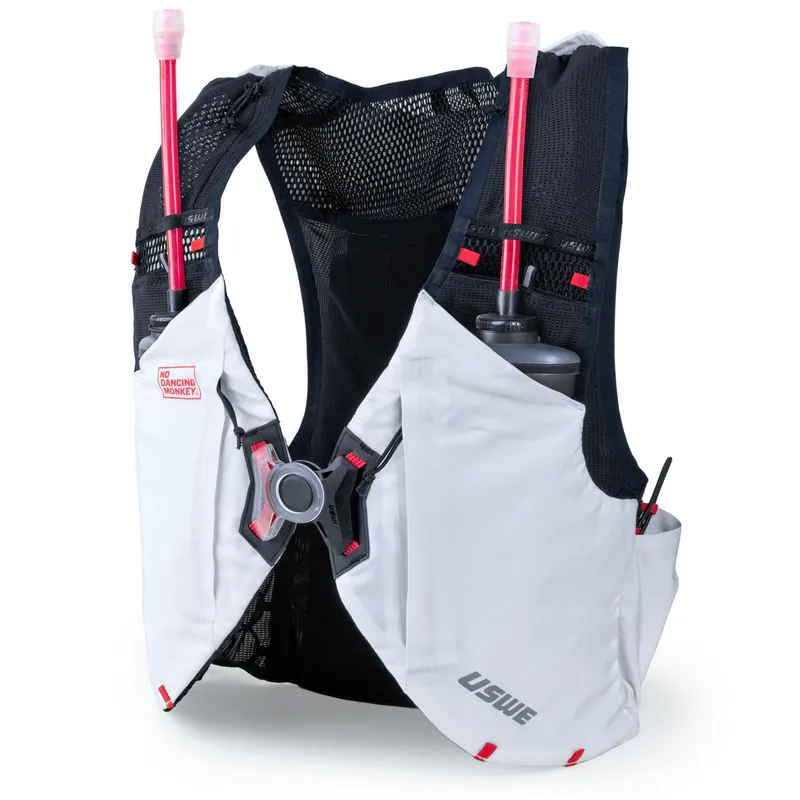 Chaqueta de hidratación USWE TRAIL RUNNING 8L Blanca