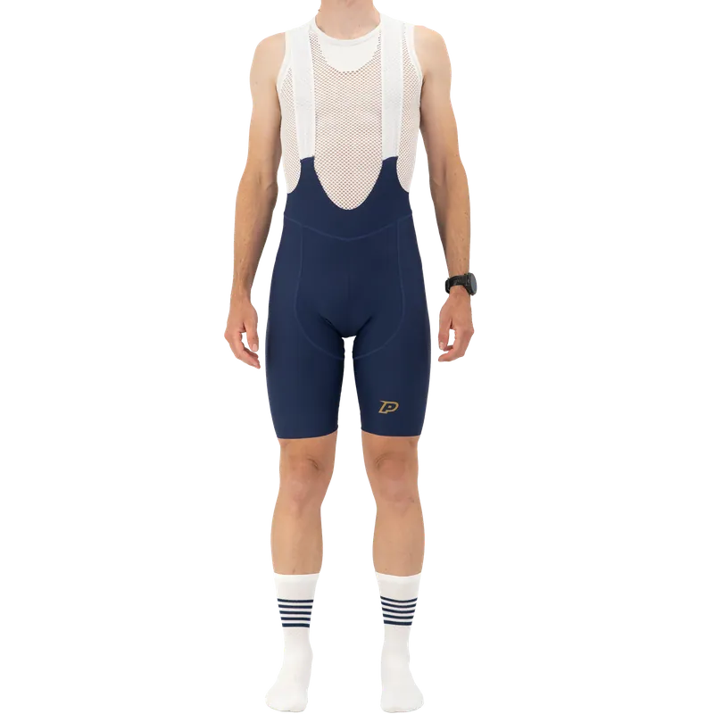 PROBIKESHOP Culotte con tirantes azul marino